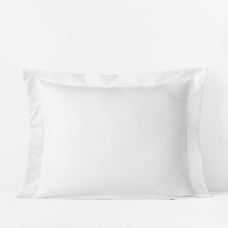 Premium Smooth Supima® Cotton Wrinkle-Free Sateen Sham - White, King