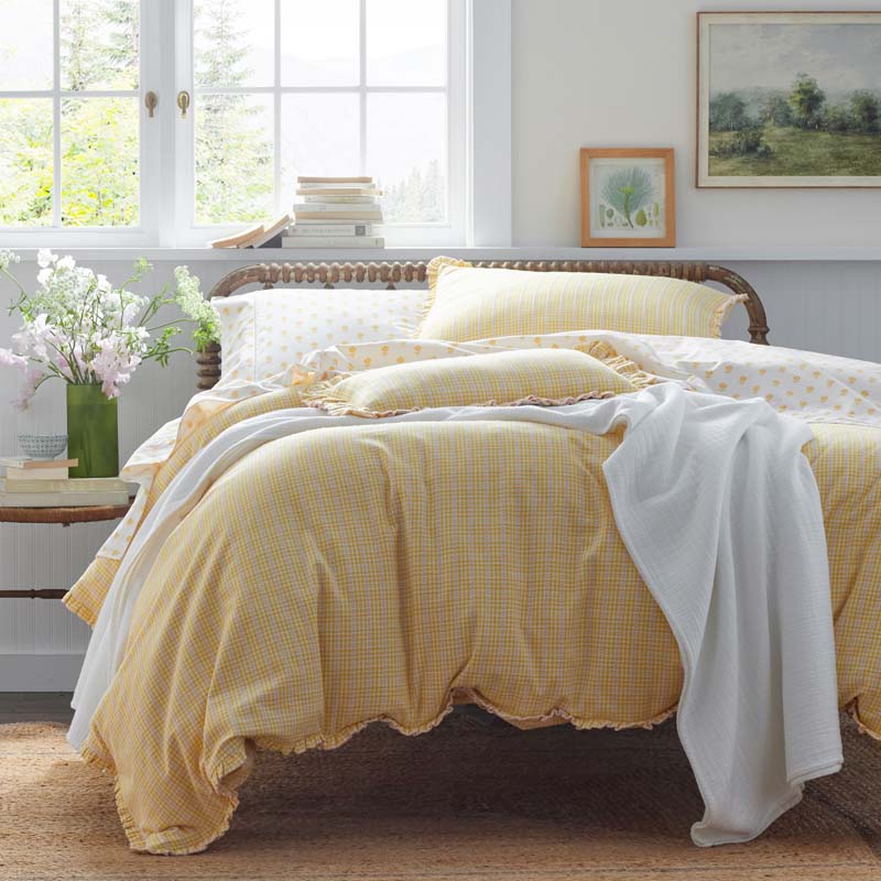 Classic Plaids Yarn-Dyed Cotton Duvet Cover - Soho Plaid, Full/Queen