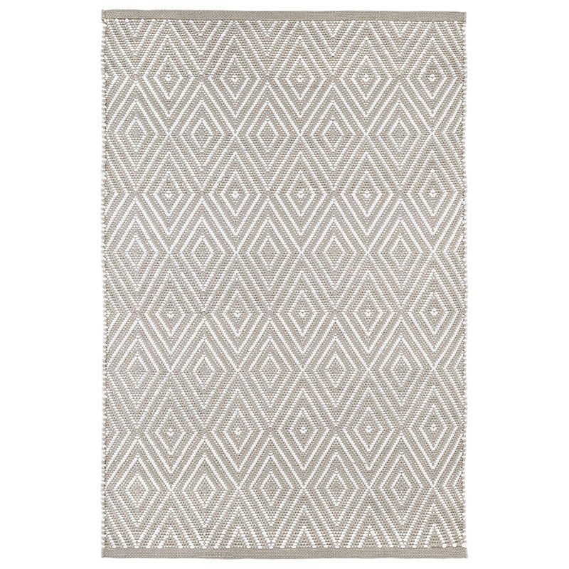 Diamond Handwoven Indoor/Outdoor Rug - Platinum, 2' x 3'