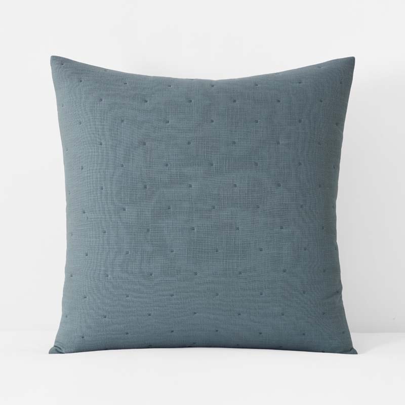 Petite Tufted Quilted Sham - Mineral, Euro