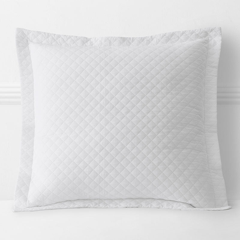 Norfolk Premium Smooth Egyptian Cotton Sateen Sham - White, Euro