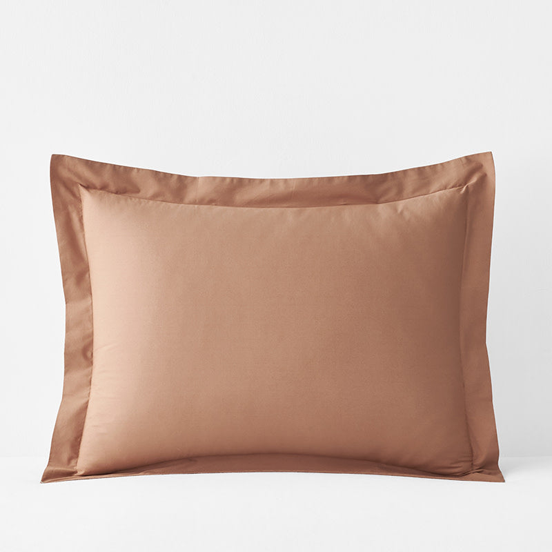 Classic Cool Cotton Percale Sham - Clay, King