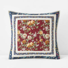 Aahana Patchwork Quilted Sham - Navy, Euro