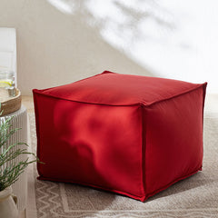 Indoor/Outdoor Pouf - Jockey Red, Medium