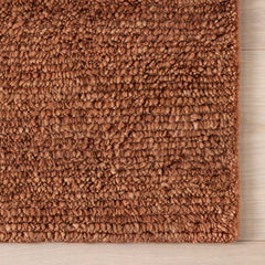Ramsey Hand Knotted Wool Rug - Rust, 2' x 3'