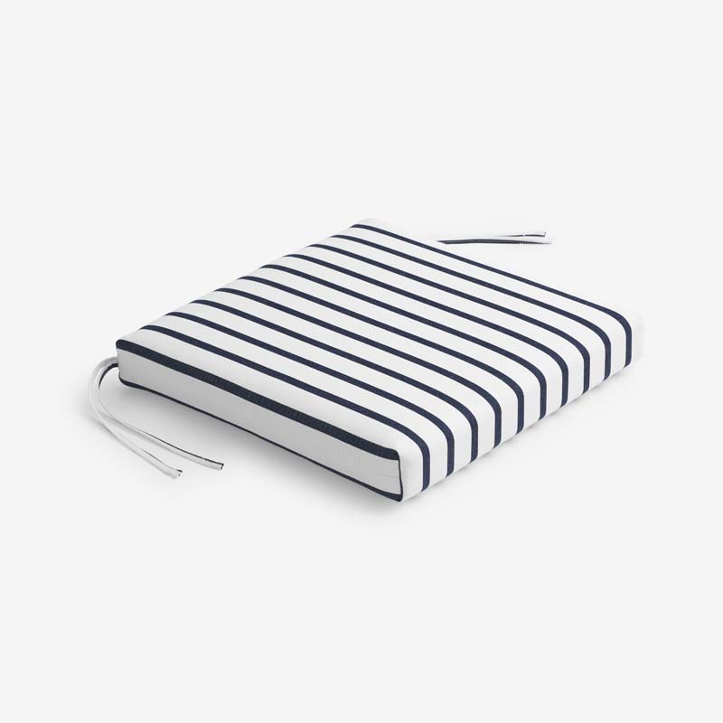 Replacement Knife Edge Chair Cushion - Lido Stripe, 20 in. x 20 in.