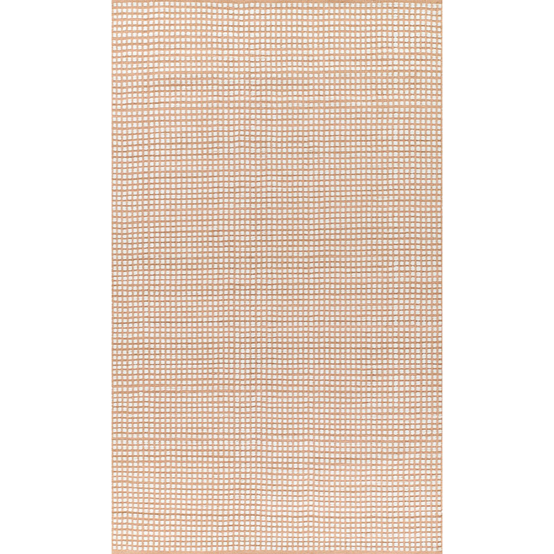 Handwoven Mini Checkered Performance Rug - Pink, 8' x 10'