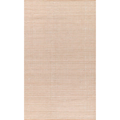 Handwoven Mini Checkered Performance Rug - Pink, 8' x 10'