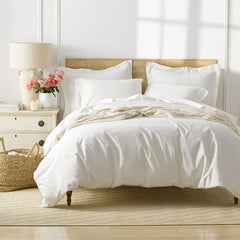 Premium Cool Supima® Cotton Percale Pillowcase Set - Cream, King