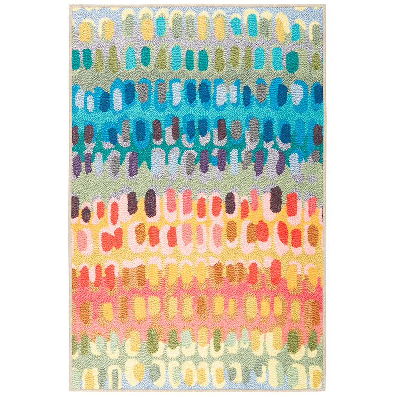 Paint Chip Washable Rug - Multi, 3' x 5'