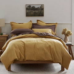 Classic Ultra-Cozy Cotton Velvet Flannel Sham - Amber, Standard