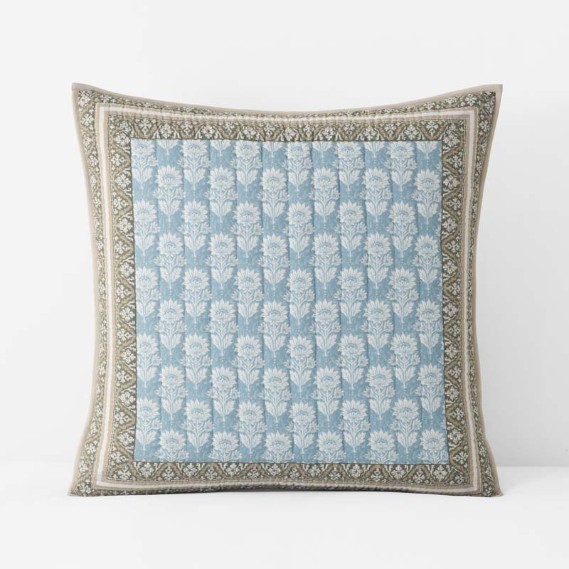 Anvitha Patchwork Quilted Sham - Multi, Euro