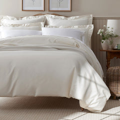 Classic Smooth Sateen Solid Comforter - Ivory, Twin/Twin XL