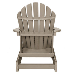Folding and Reclining Adirondack Chair - Brown
