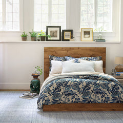 Harris Hand Hooked Wool Rug - Blue/Ivory, 8' x 10'