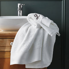 Organic Cotton Washcloths, Set of 2 - White