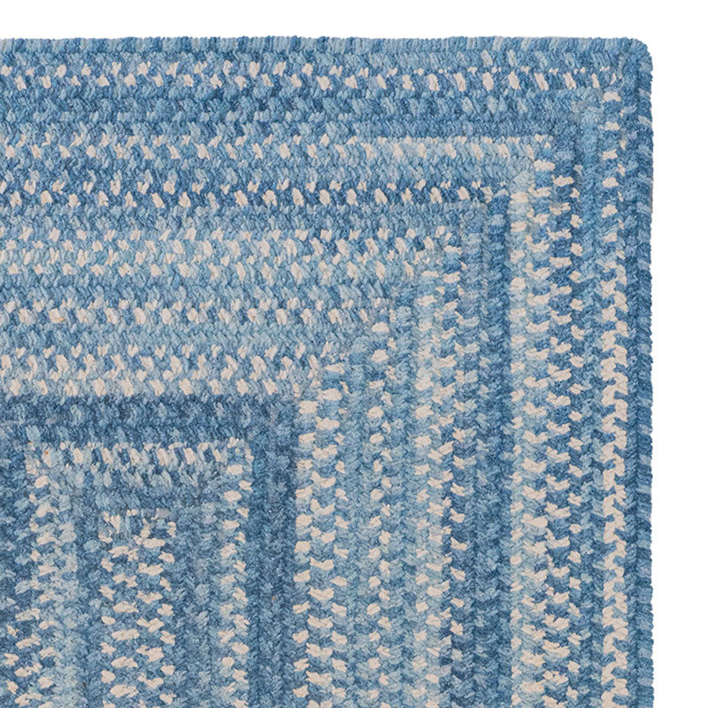 Bambini Braided Chenille Rug - Blue, Swatch