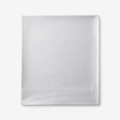 Premium Smooth Supima® Cotton Wrinkle-Free Sateen Flat Bed Sheet - Light Gray, Queen