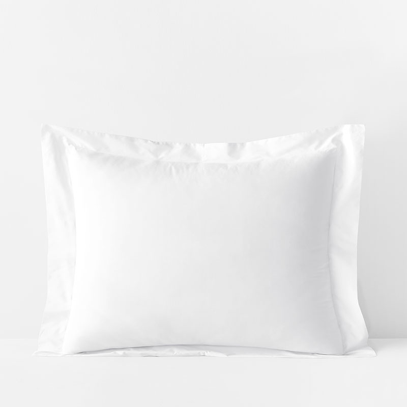 Premium Cool Supima® Cotton Percale Sham - White, Standard