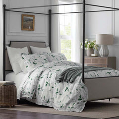 Botanic Meadow Premium Smooth Wrinkle-Free Sateen Sham - Evergreen, Standard