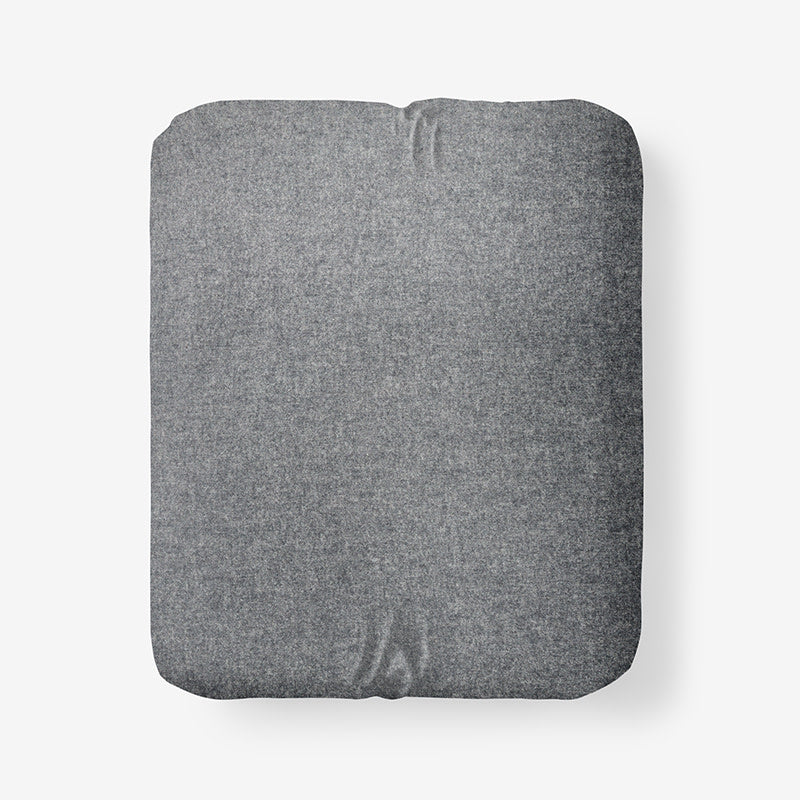 Bromley Premium Ultra-Cozy Cotton Flannel Fitted Bed Sheet - Smoke, Twin