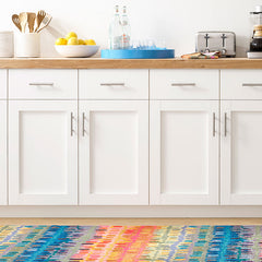 Paint Chip Washable Rug - Multi, 2' 6" x 8' Runner