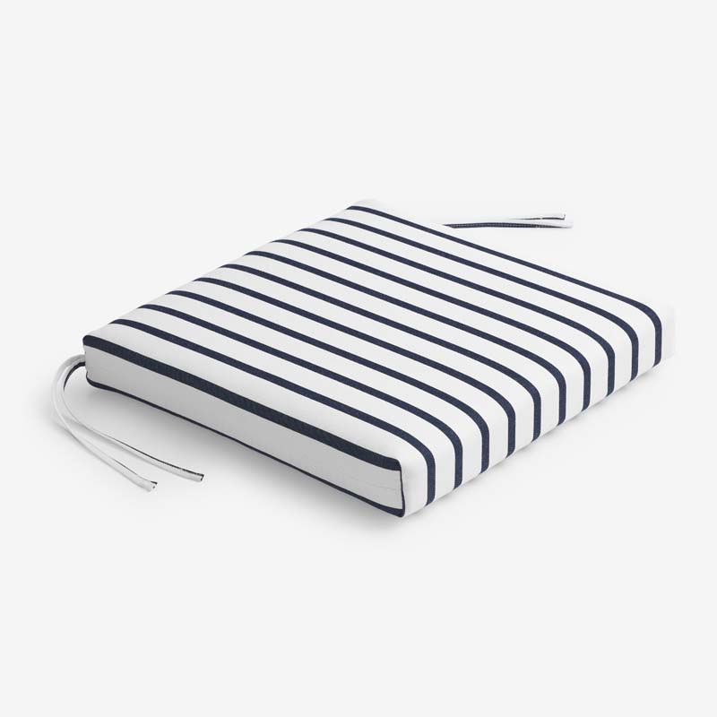 Replacement Knife Edge Chair Cushion - Lido Stripe, 21 in. x 19 in.