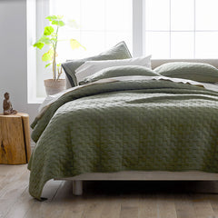 Air Layer Sham - Green, Euro