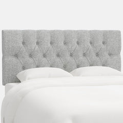 Park Tufted Textured Linen Headboard - Pumice, Twin