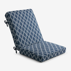 Chair & Seatback Cushion - Voyage Indigo