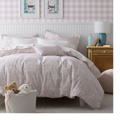 Ditsy Gingham Removable Wallpaper - Pink, Panel