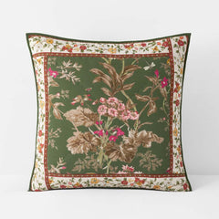 Aaliyah Patchwork Quilted Sham - Green Multi, Euro