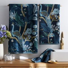 Jacquard Bath Towel - Peacock