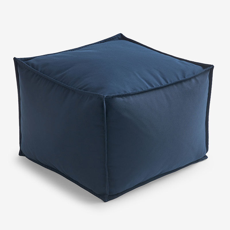 Indoor/Outdoor Pouf - Sapphire, Medium