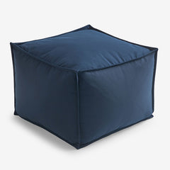 Indoor/Outdoor Pouf - Sapphire, Medium