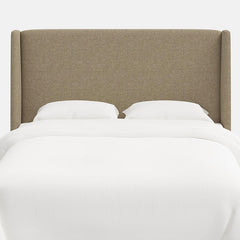 Gramercy Textured Linen Headboard - Linen, Full