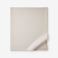 Classic Ultra-Cozy Cotton Velvet Flannel Flat Bed Sheet - Oatmeal, King/Cal. King