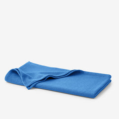 Cotton Weave Throw - Marine Blue