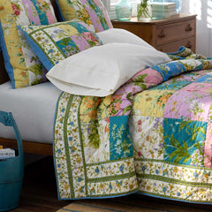 Darla Patchwork Quilt - Multi, Full/Queen