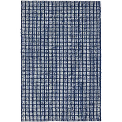 Coco Blue Handwoven Indoor/Outdoor Rug - Blue, 5' x 8'