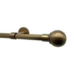 Ball and .75" diameter Rod Set - Antique Gold, 60"