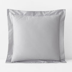 Classic Smooth Wrinkle-Free Sateen Sham - Gray Mist, Euro