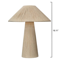 Jute Rope Table Lamp - Natural