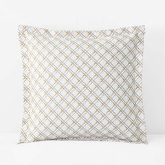 Leander Premium Smooth Wrinkle-Free Sateen Sham - Gray Multi, Euro