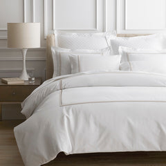 Hewett Luxe Smooth Egyptian Cotton Sateen Bed Sheet Set - Taupe, Queen