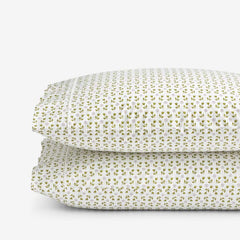 Mini-Prints Garment Washed Cotton Percale Pillowcase Set - Tulips, Standard
