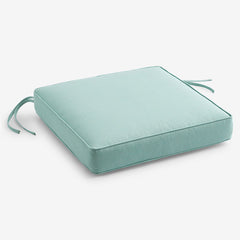 Replacement Boxed Edge Chair Cushion - Spectrum Mist, 20 in. x 20 in.