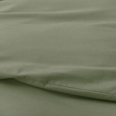 Classic Ultra-Cozy Cotton Velvet Flannel Bed Sheet Set - Willow Green, Twin XL