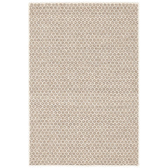 Honeycomb Handwoven Wool Rug -  Natural, 2' x 3'