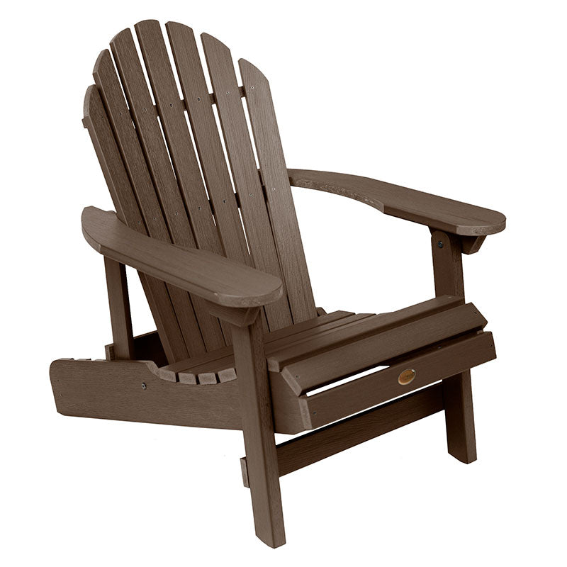 Folding and Reclining Adirondack Chair - Bark